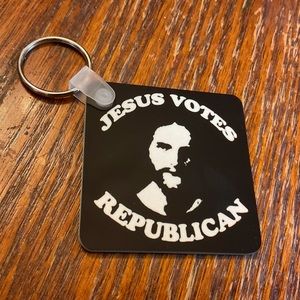 🇺🇸🕊”Jesus Votes Republican” Key Chain!